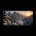 Snowy Valley Golden Hour