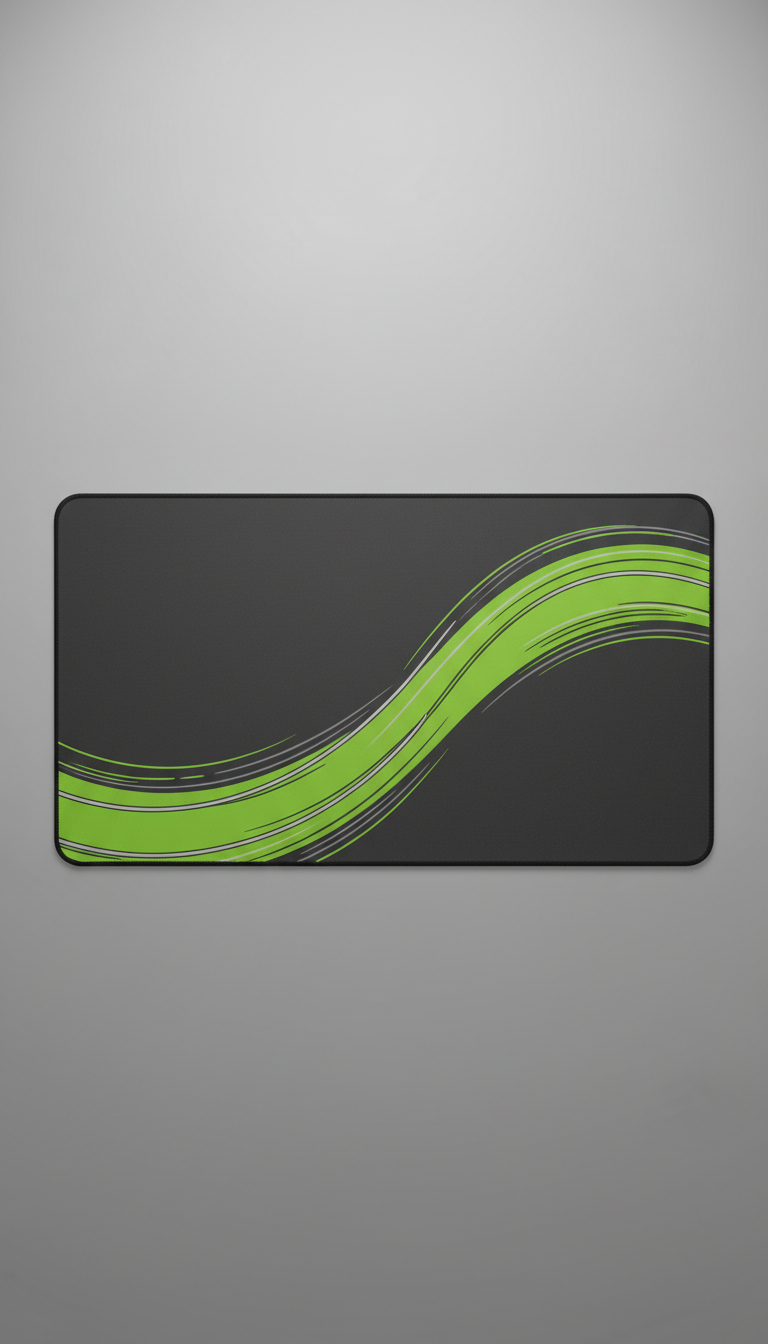 Gallery Green Wave deskmat with Immersive Graphics